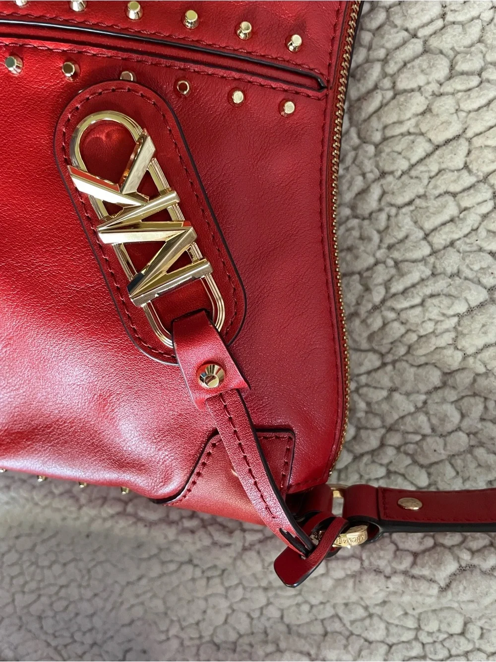 Michael Kors Astor Studded Shoulder Bag